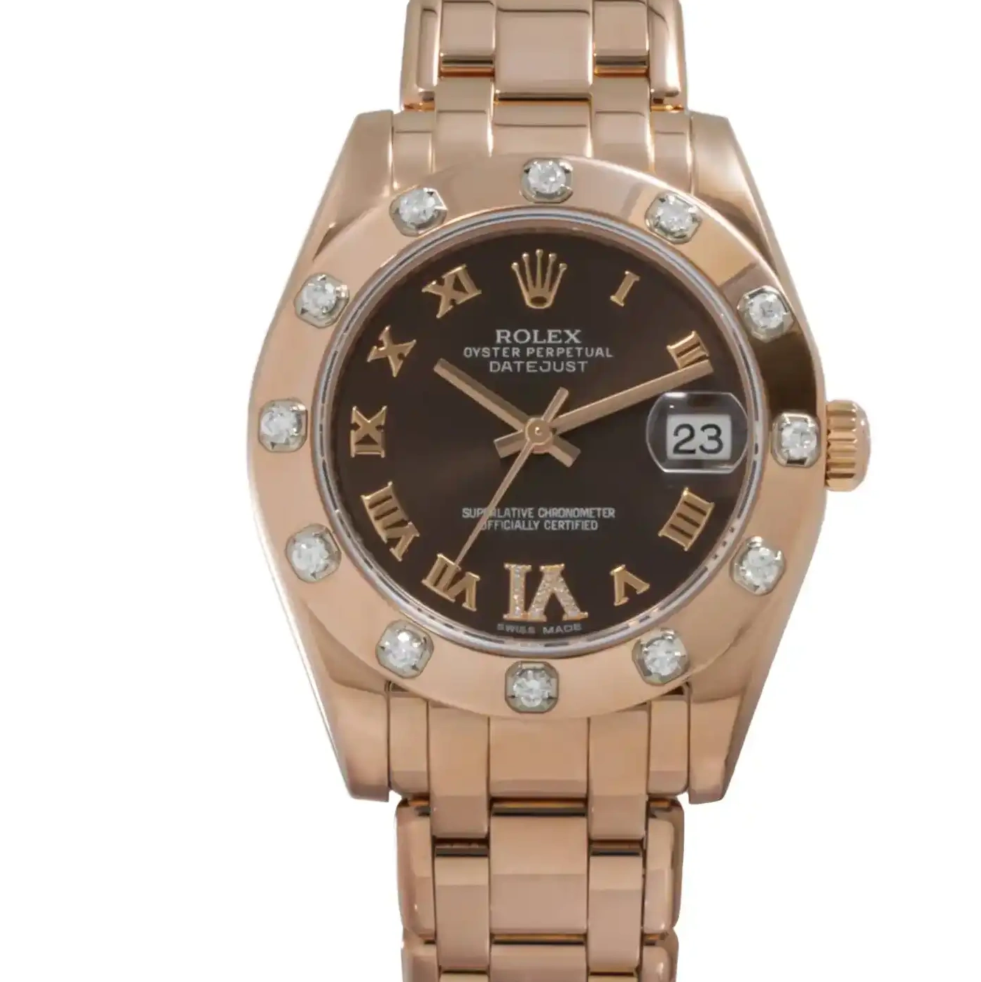 PrestigiousJewelrys Rose Datejust Gold 81315 Rolex 0523